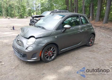2013 Fiat 500 Abarth z USA, uszkodzony, nr VIN 3C3CFFFH0DT754248